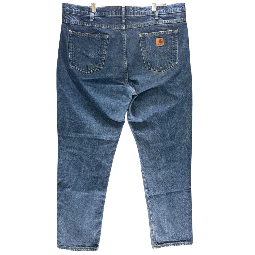 Carhartt Relaxed Fit Mens Jeans Workwear Denim Blue 42x32 Vintage